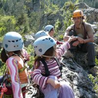 Escalade avec enfants accompagnés