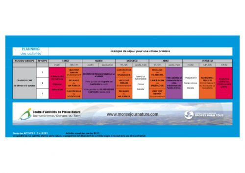 thumbnail of Planning PRIMAIRE Charté