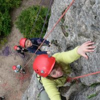 Sortie, activité, sport en escalade