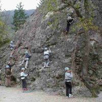 Sortie, activité, sport en escalade